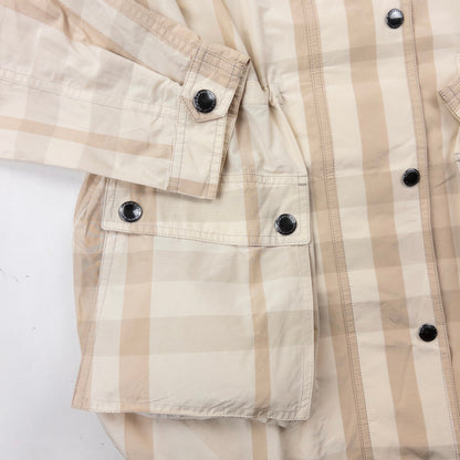 Vintage Burberry Nova Check Rain Jacket Womens Size M