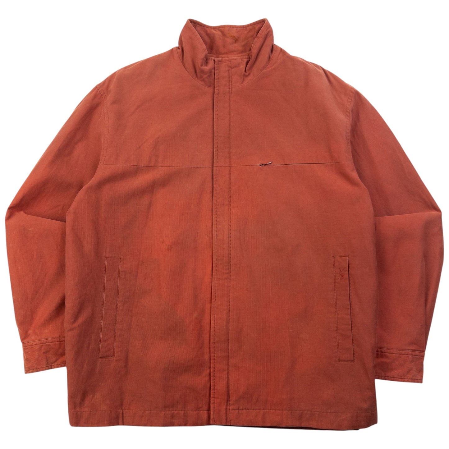 Vintage 90s YSL Yves Saint Laurent Harrington Jacket Size XS | XS, Red