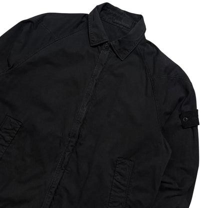 Stone Island Ghost Overshirt | Large, Black