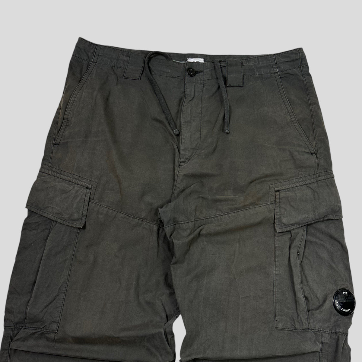 CP Company SS22 Grey Cargo Combat Trousers - 34-36 | W34