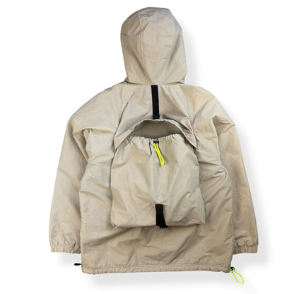 2000's DKNY Integrated Backpack Jacket (L) | O/S, Multicoloured