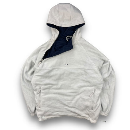2000's Nike Reversible Asymmetric Zip Fleece Jacket (L) | Default Title, Multicoloured