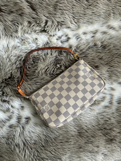 2009 Louis Vuitton Damier Azur Pochette Bag | O/S, Multicoloured