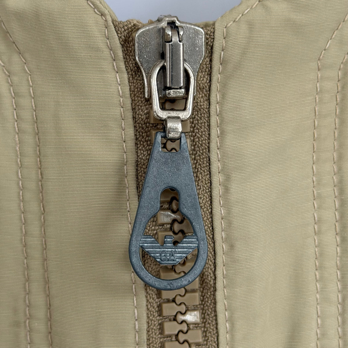1990s armani jeans cropped jacket | O/S, Khaki