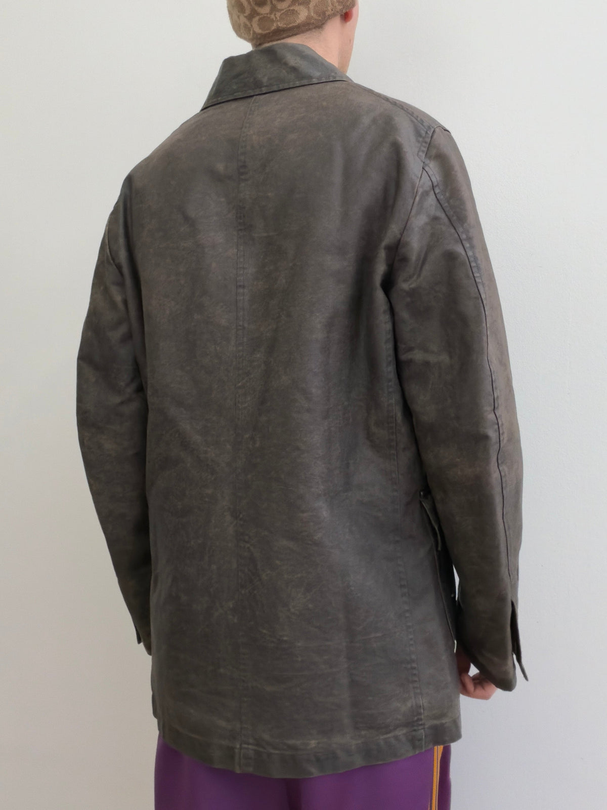 C.P. Company 00s Waxy Coated-Cotton Overcoat | Large, Brown