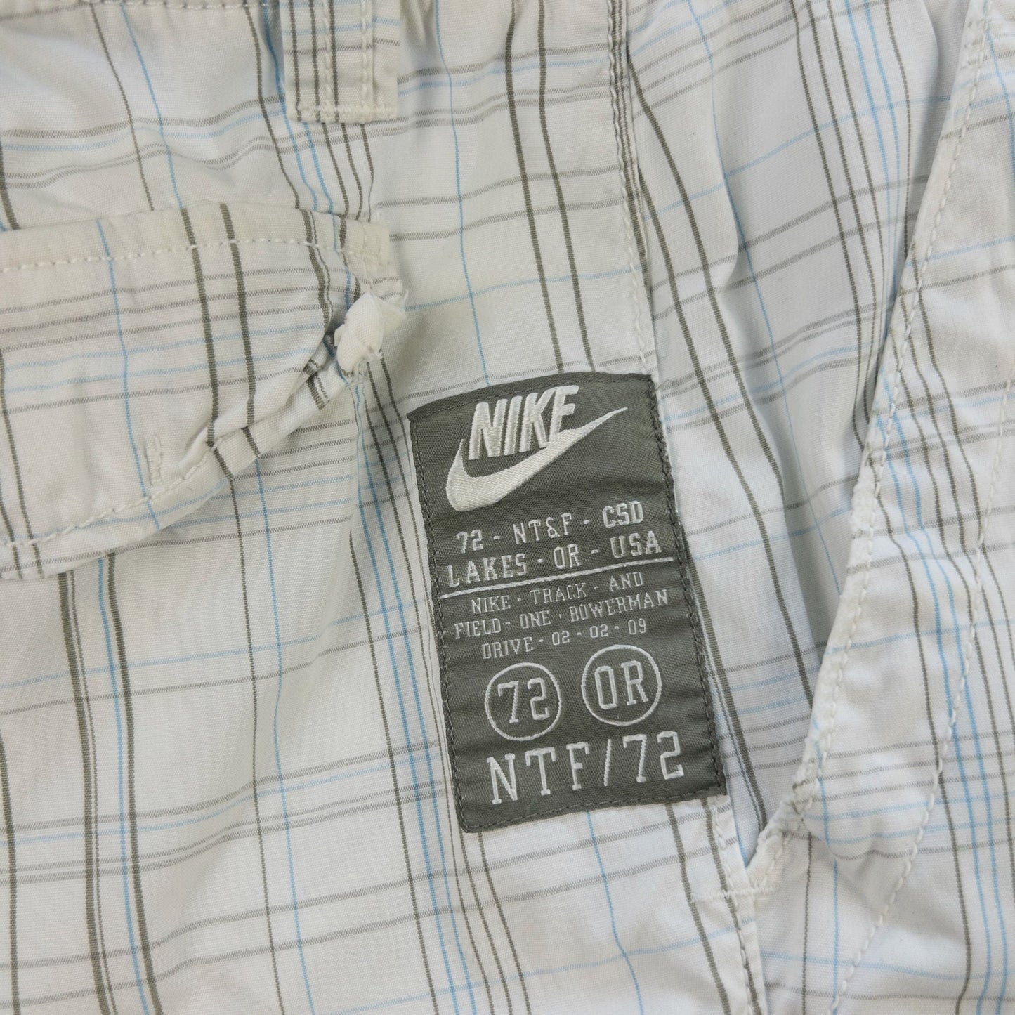 Vintage Nike Check Shorts Size W32