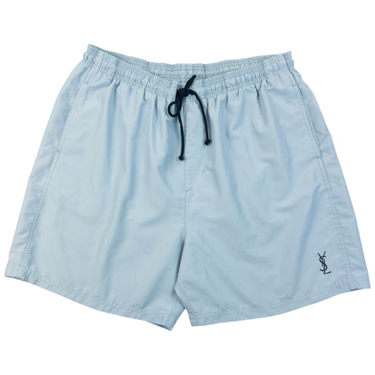 Vintage 2000s YSL Yves Saint Laurent Swim Shorts Size XL | XL, Blue