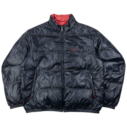 Vintage Burberry Reversible Puffer Jacket Size XL