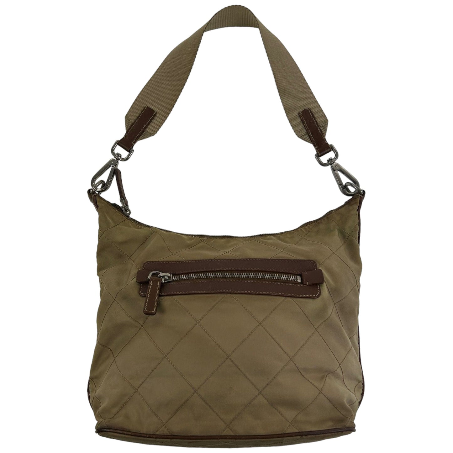 Vintage Prada Quilted Nylon Shoulder Bag