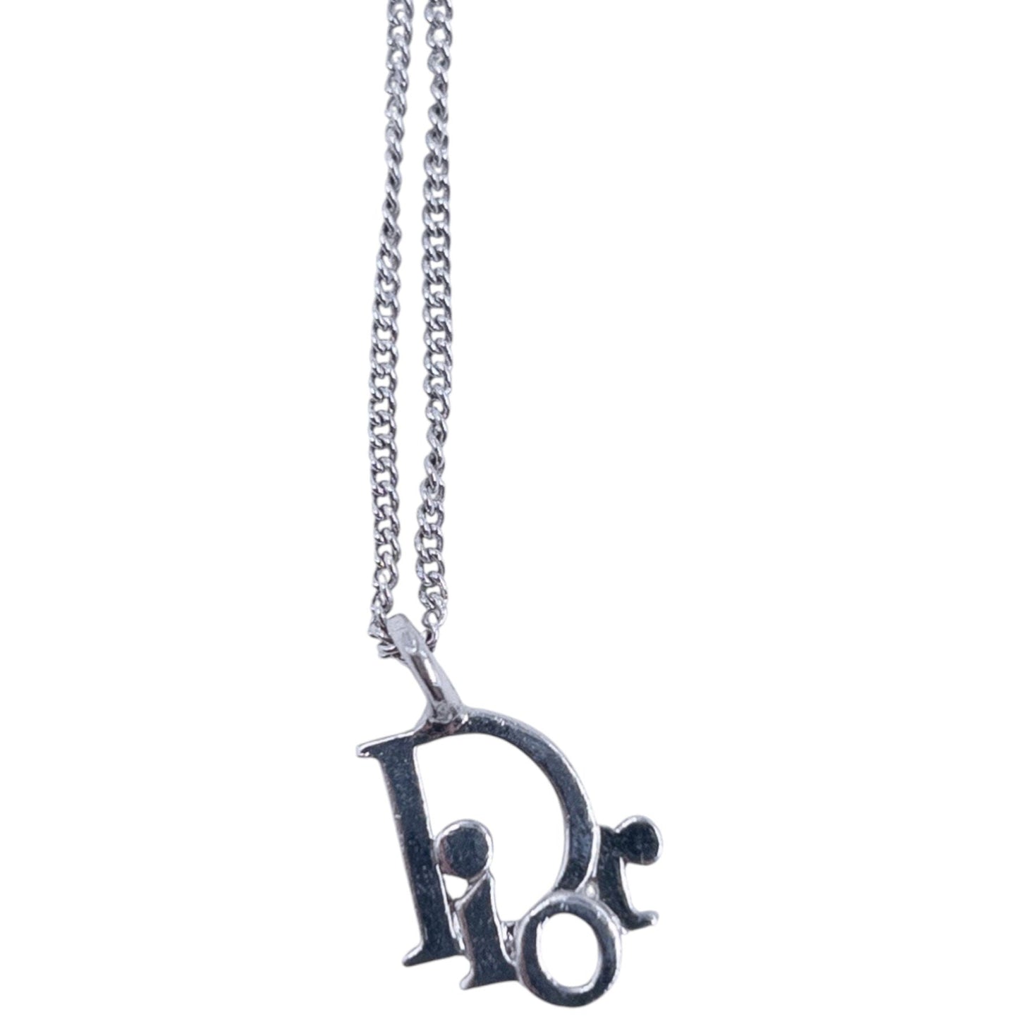Vintage 2000s Dior Silver Logo Bracelet | O/S, Grey