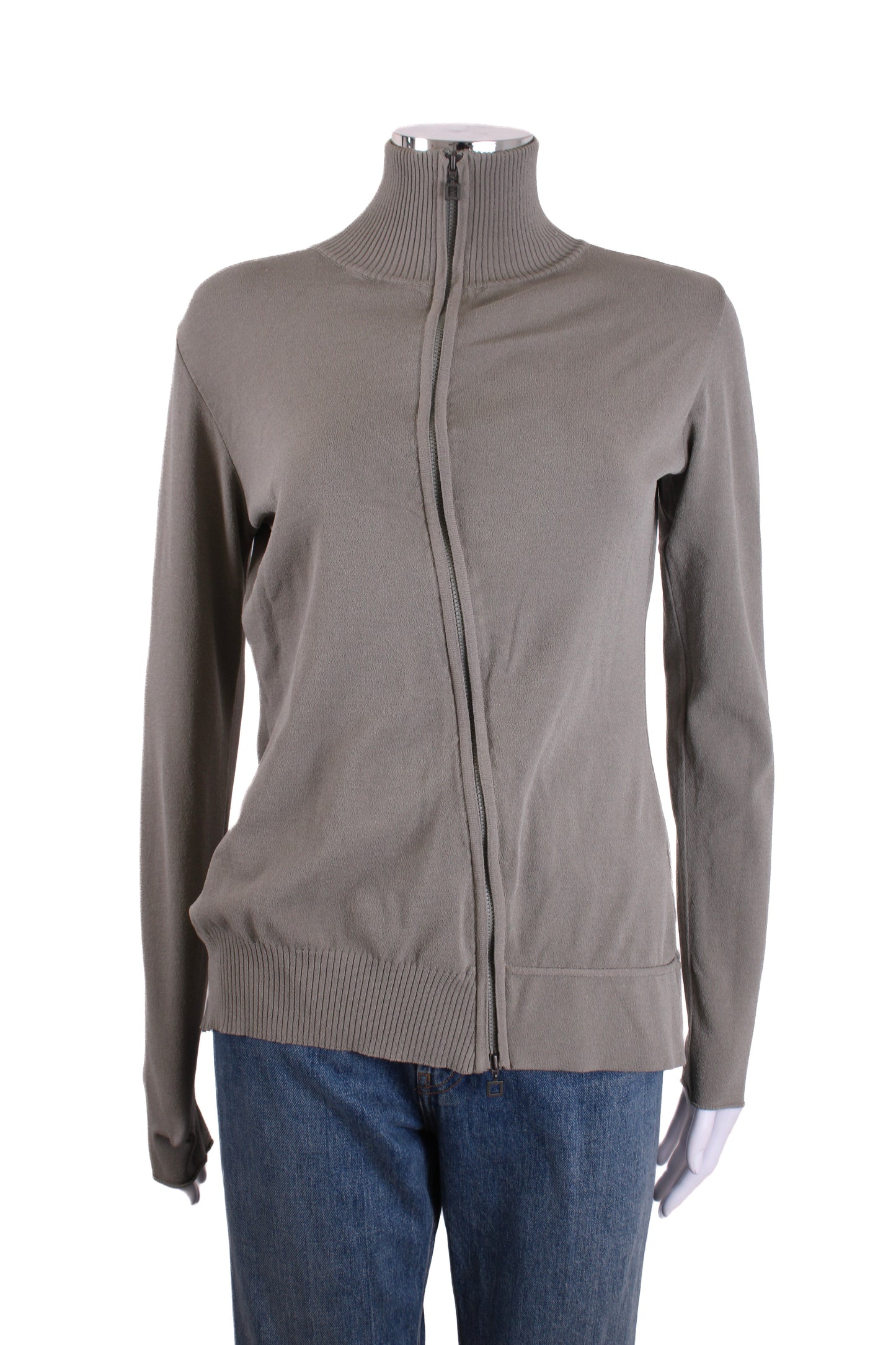 Sarah Pacini Zip Top Taupe One Size | O/S, TBD