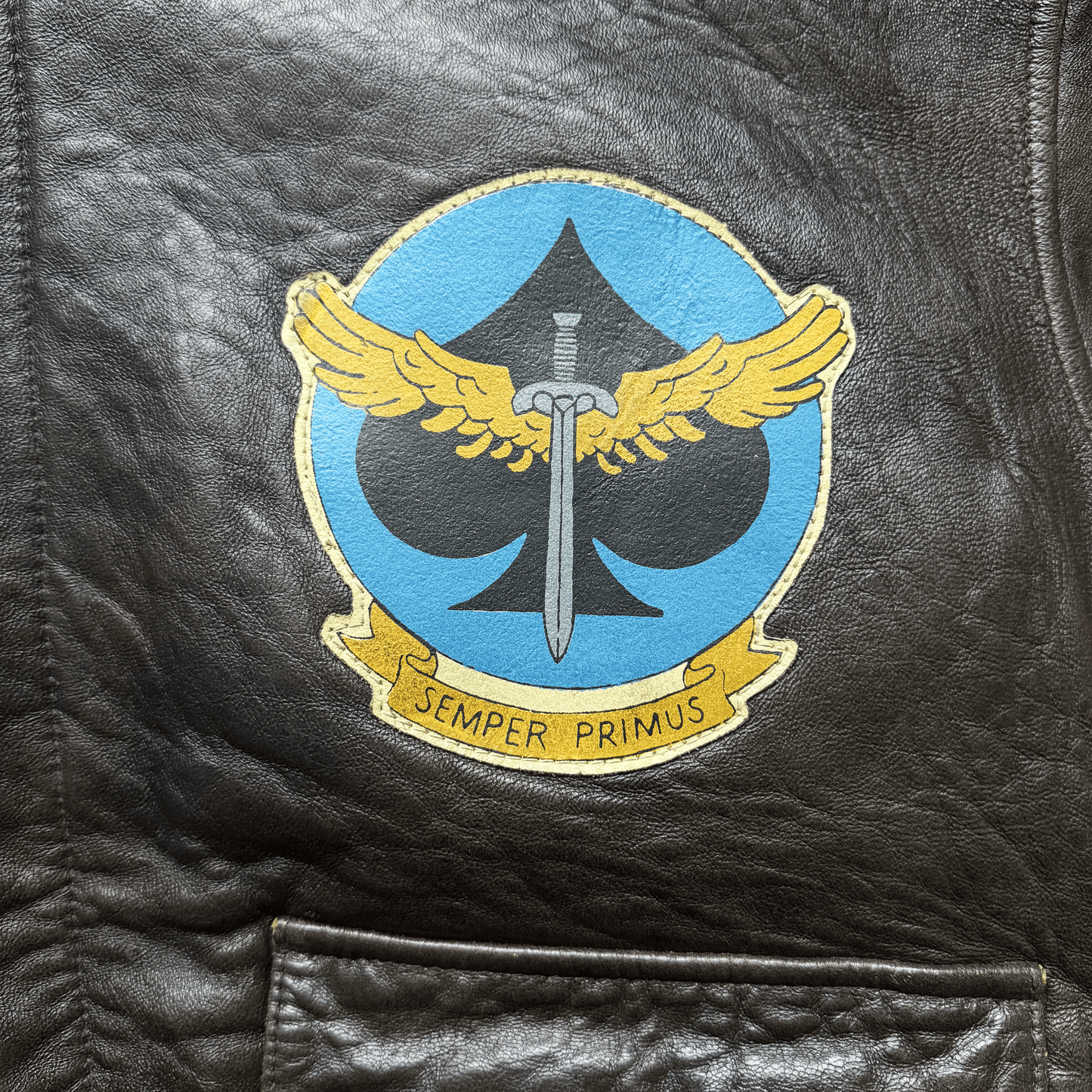 Avirex 'Second Chance' 1992 A2 Leather Flight Jacket - S / M | S / M, Red