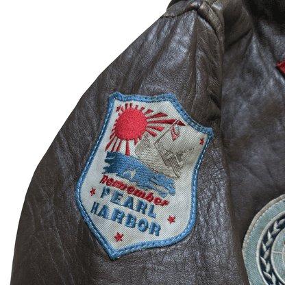 Avirex 1987 Top Gun G-1 Flight Jacket - S/M | S/M, Brown