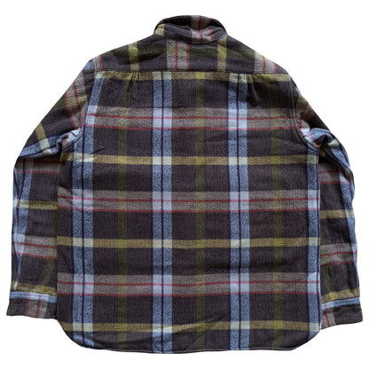 Kapital Flannel Work Shirt - M | Medium, Brown Plaid