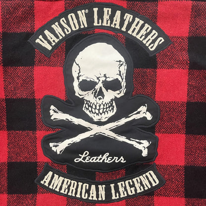 Vanson Leathers Buffalo Check Shirt Jacket - Known Source