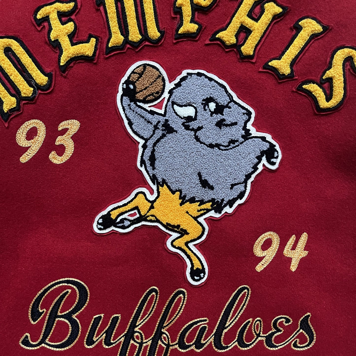 Whitesville 'Memphis Buffalos' Varsity Jacket - M