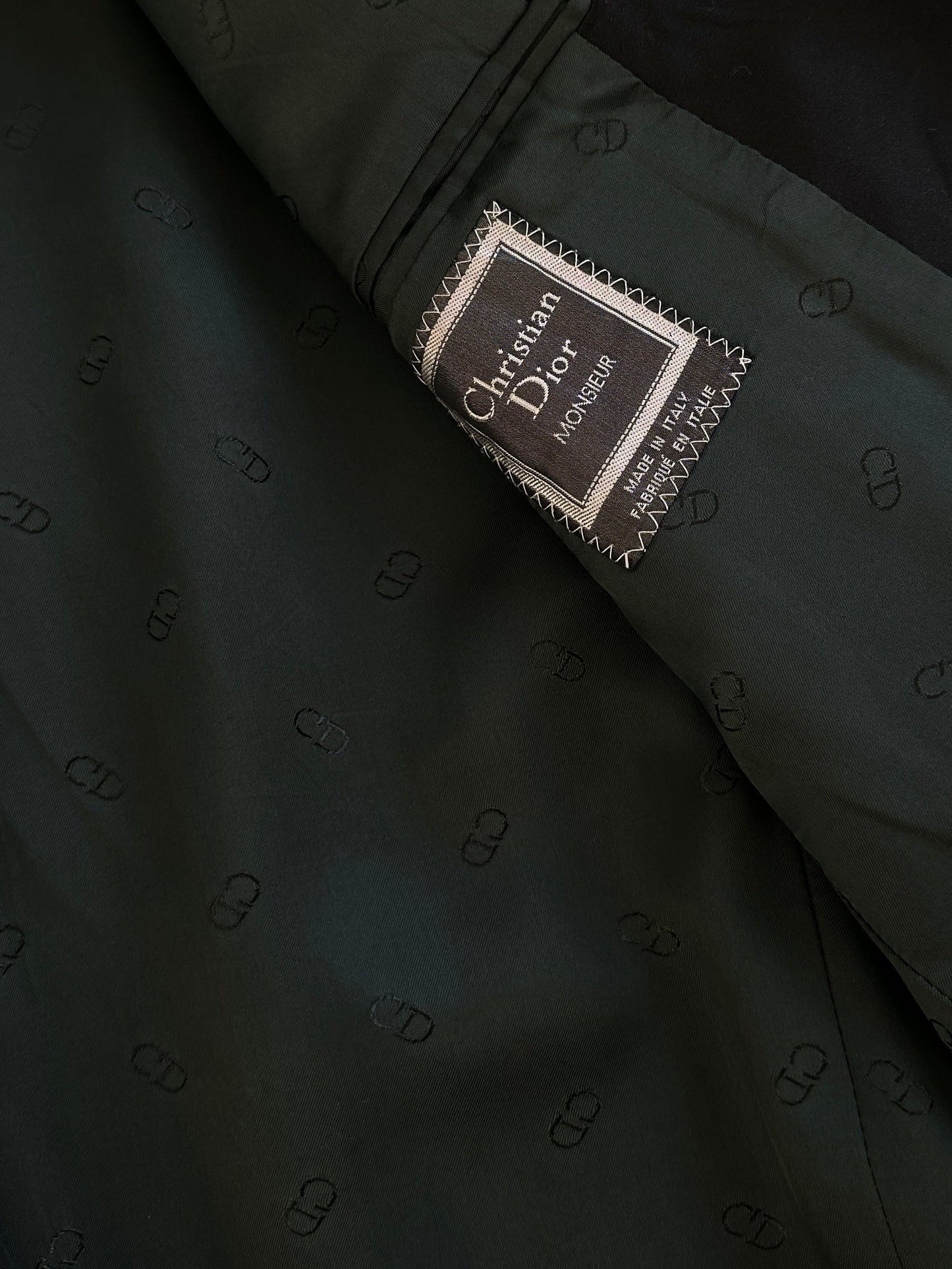 Christian Dior Monsieur 1980s Wool Mohair Tuxedo Blazer - 38R/M