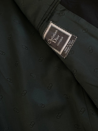 Christian Dior Monsieur 1980s Wool Mohair Tuxedo Blazer - 38R/M