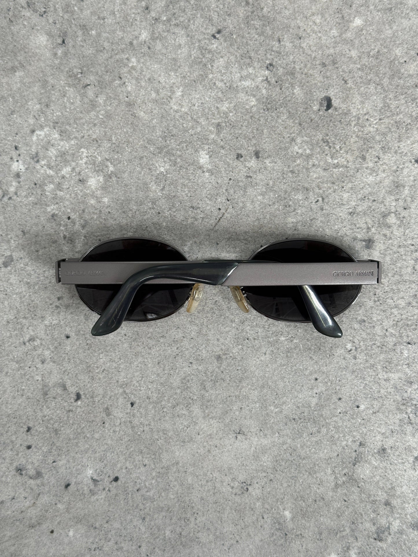 Giorgio Armani 1990s Oval Logo Sunglasses