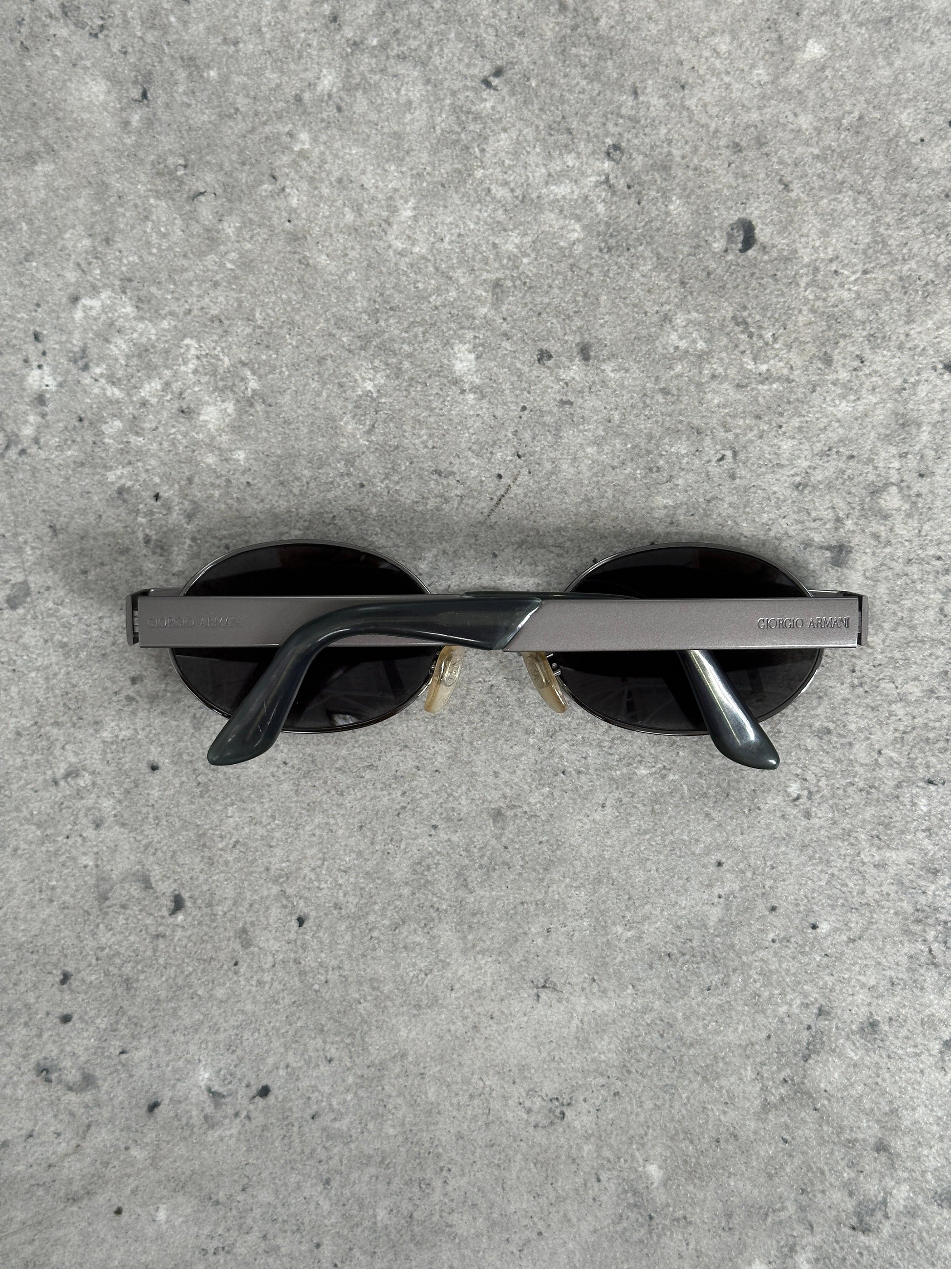 Giorgio Armani 1990s Oval Logo Sunglasses