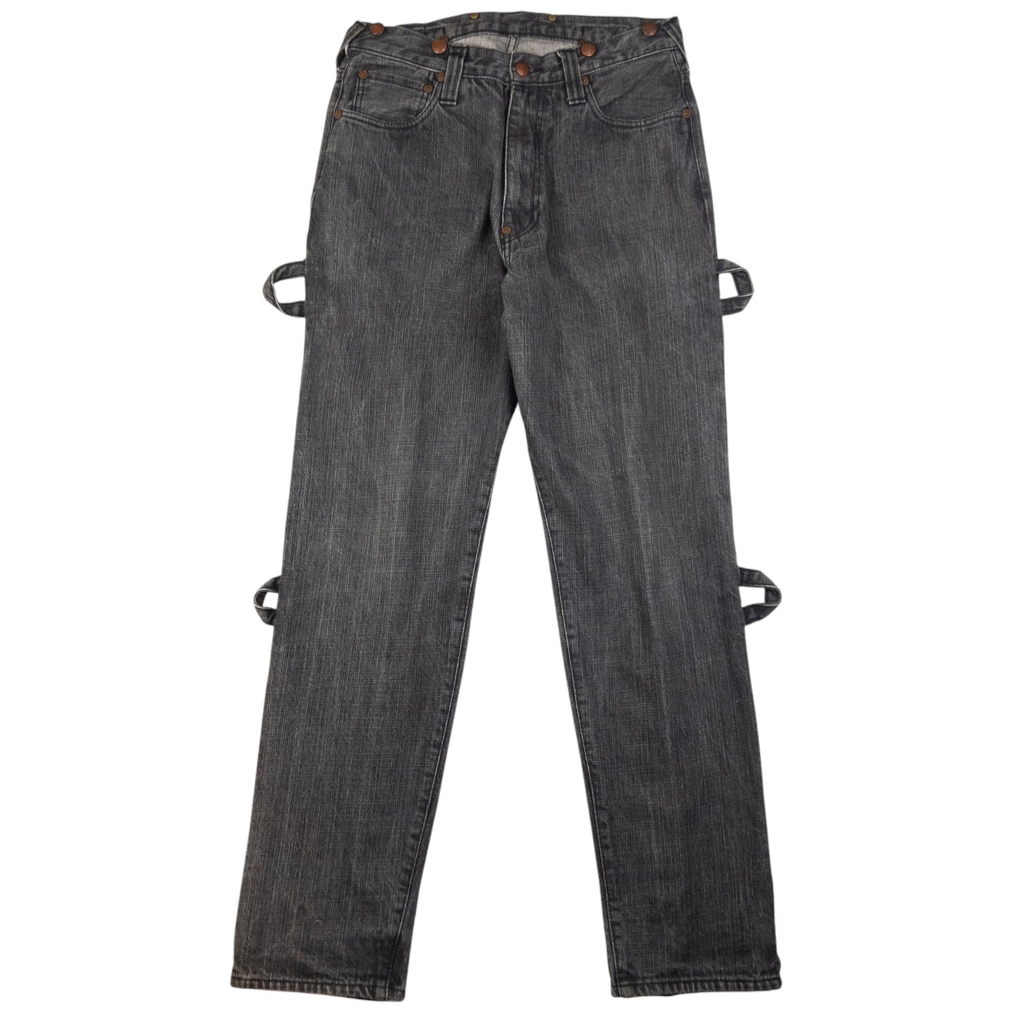Vintage Evisu Zip Bondage Double Gull Japanese Denim Jeans Size W29
