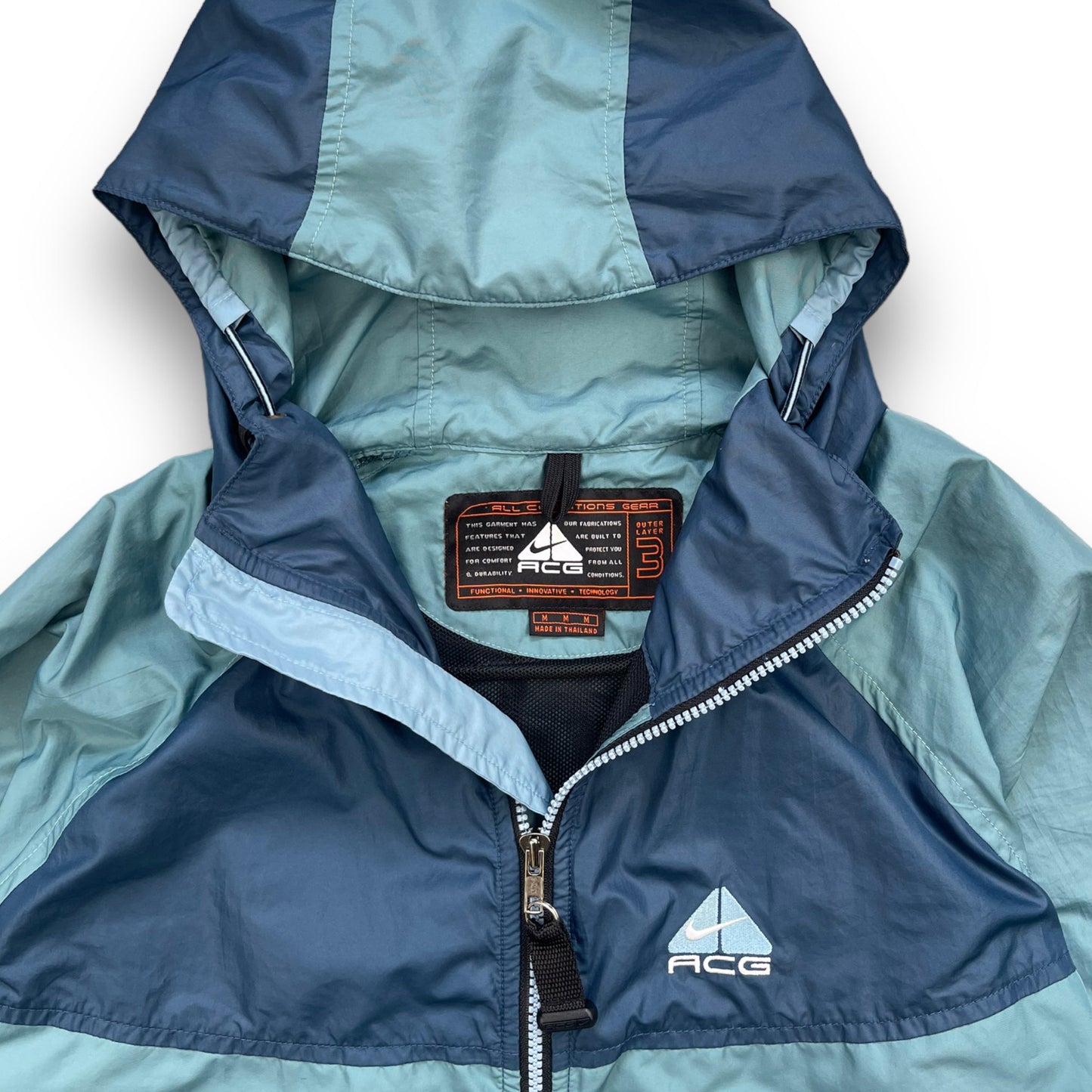 Nike ACG Blue/Teal Lightweight Jacket (L) | Default Title, Blue