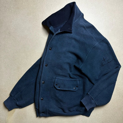 A/W 1987 Brushed Cotton Fleece Blouson Script Jacket