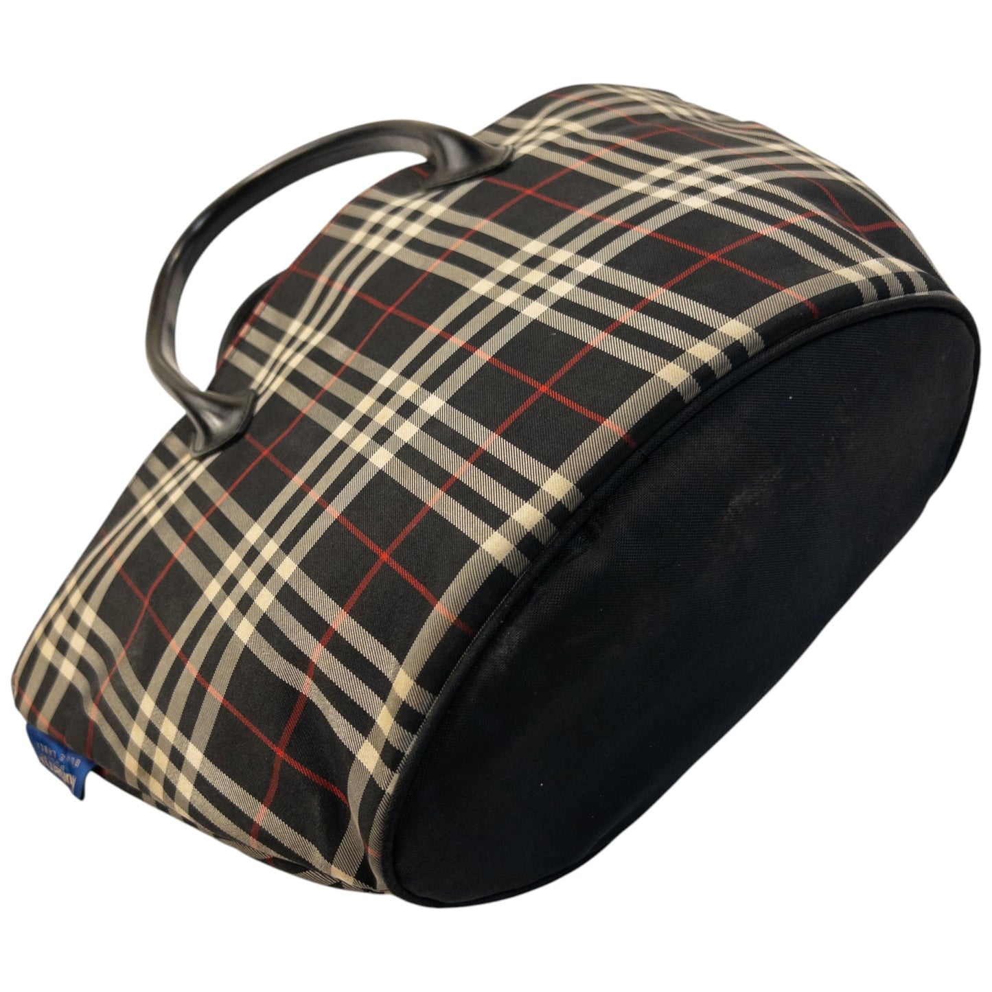 Vintage 2000s Burberry Blue Label Nova Check Handbag | O/S, Black