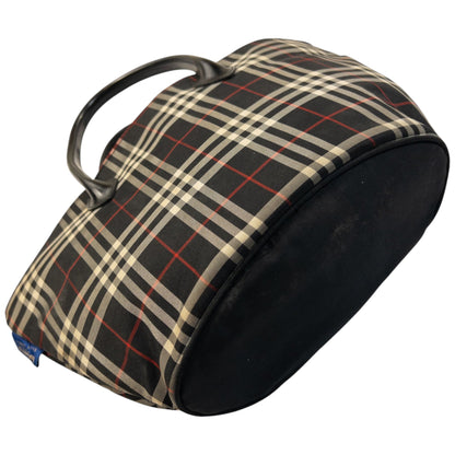 Vintage 2000s Burberry Blue Label Nova Check Handbag | O/S, Black