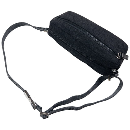 Vintage 2000s Fendi Wool Crossbody Bag | O/S, Grey