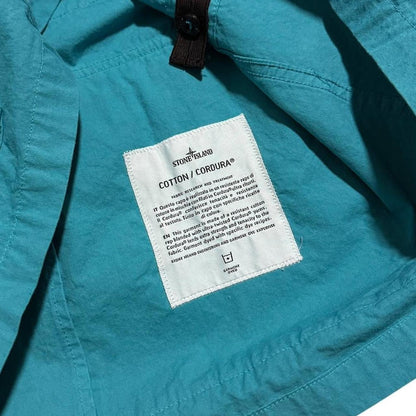 Stone Island Cotton Cordura Field Jacket | Large, Turquoise