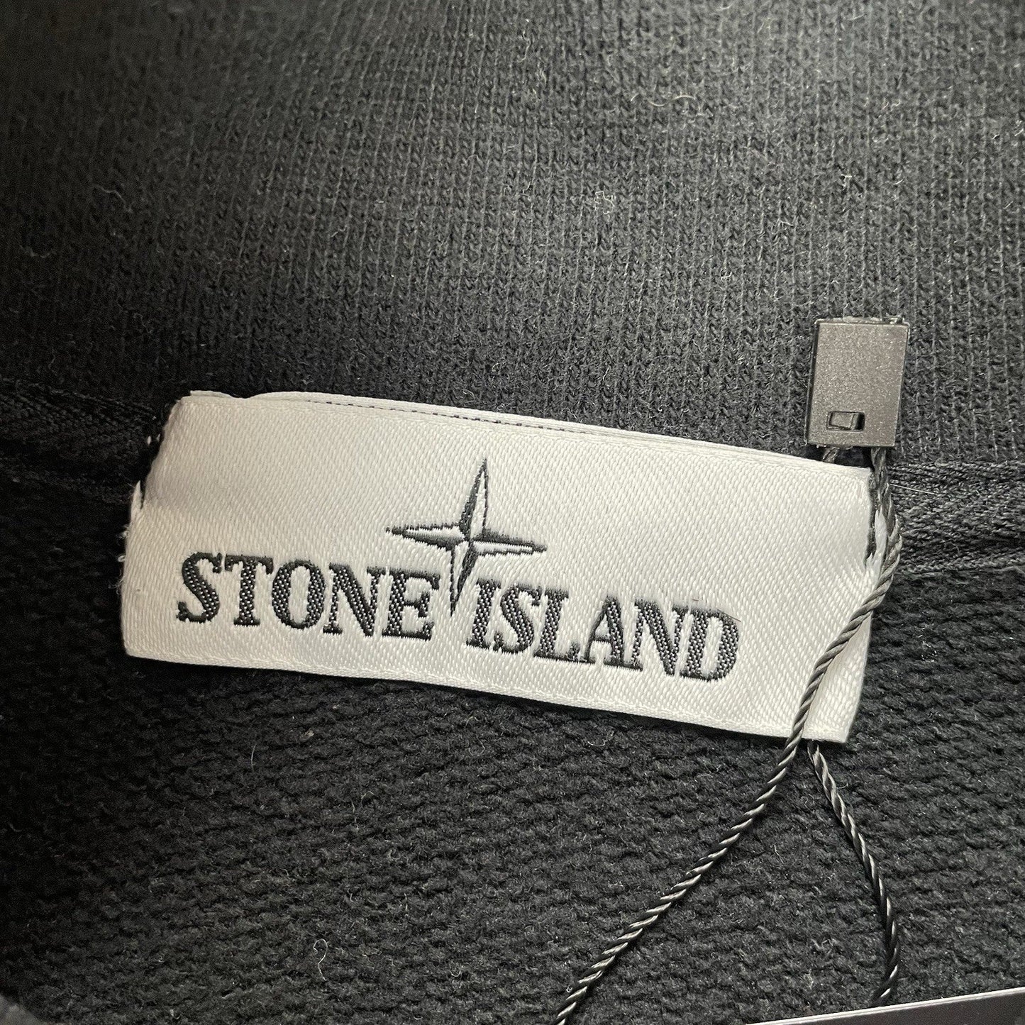 Stone Island 1/4 Zip Jumper, Size Small | Stone island, Black