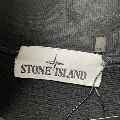 Stone Island 1/4 Zip Jumper, Size Small | Stone island, Black