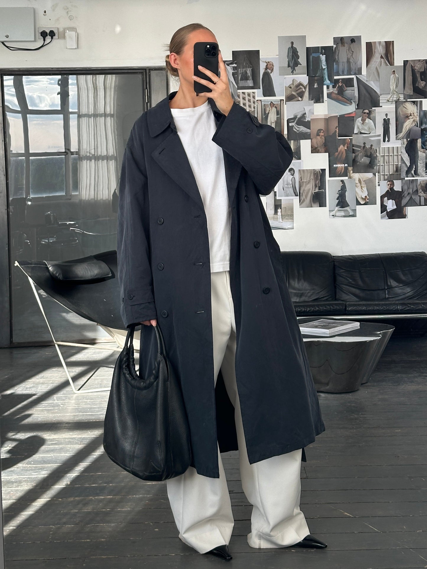 Ralph Lauren 1990s Double Breasted Belted Trench Coat - XXL