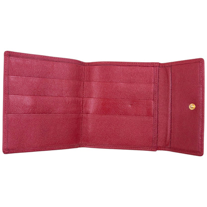 Vintage 90s YSL Yves Saint Laurent Leather Wallet | O/S, Red