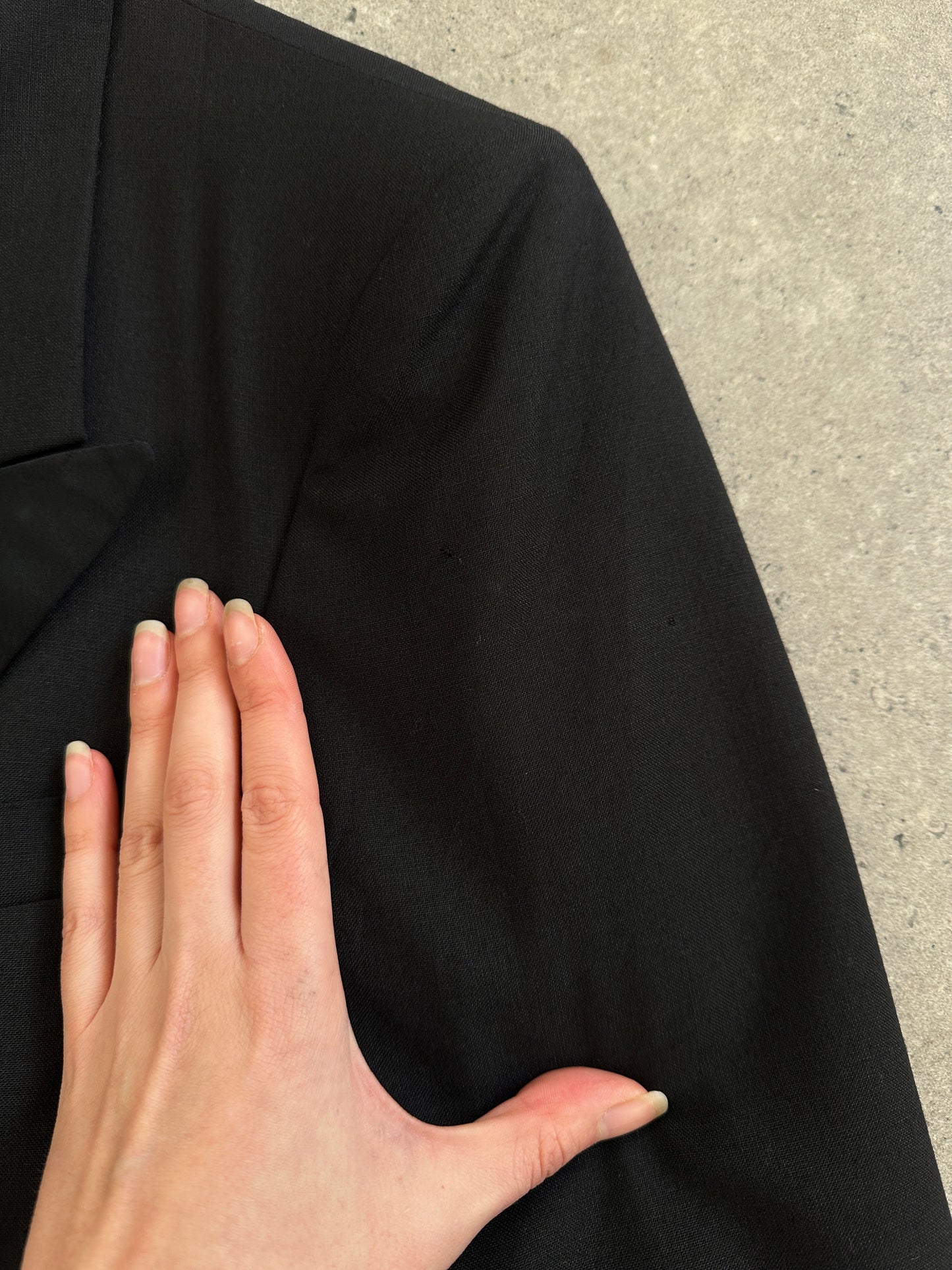 Christian Dior Monsieur 1980s Wool Tuxedo Blazer - 38R/M