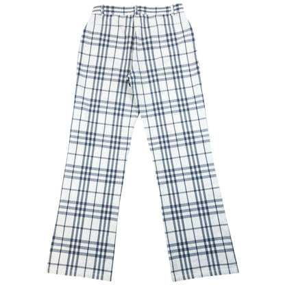 Vintage 2000s Burberry Nova Check Jacket & Trousers Set Womens Size M | Medium, White, Navy