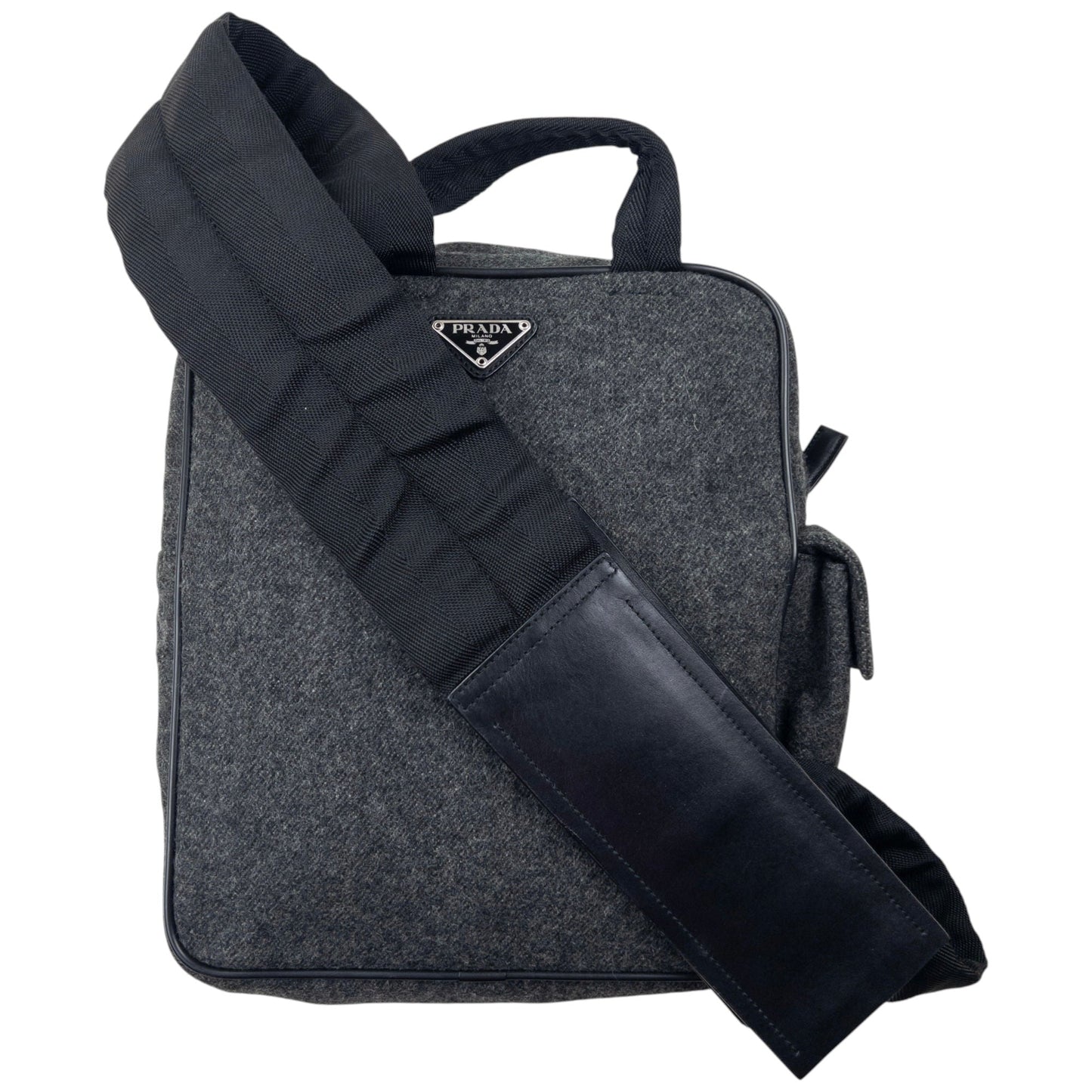 Vintage Prada Wool Sling Bag