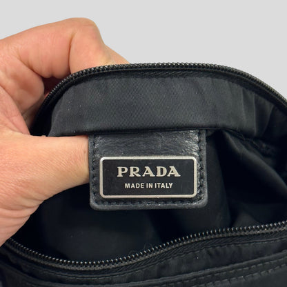 Prada Milano 00’s Nylon Rectangle Crossbody Bag | O/S, Black