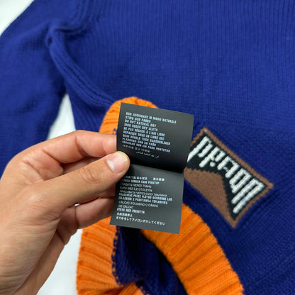 Prada Milano 2018 Intarsia Cashmere Chunky Race Logo Knit - IT46 (M)