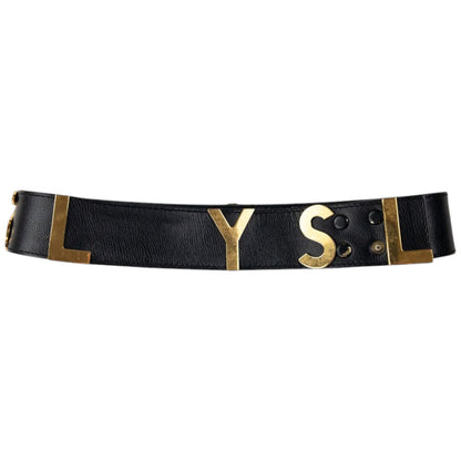 Vintage YSL Yves Saint Laurent Leather Belt Size W28