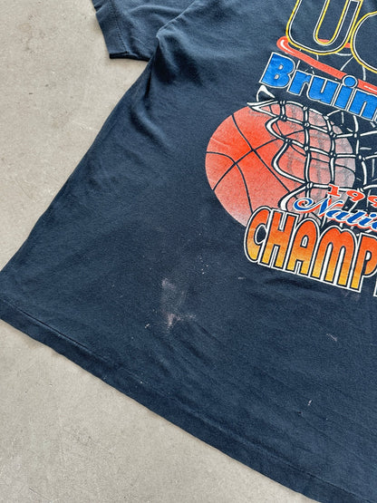 1995 UCLA Bruins Champs T-Shirt - L | Black, Red