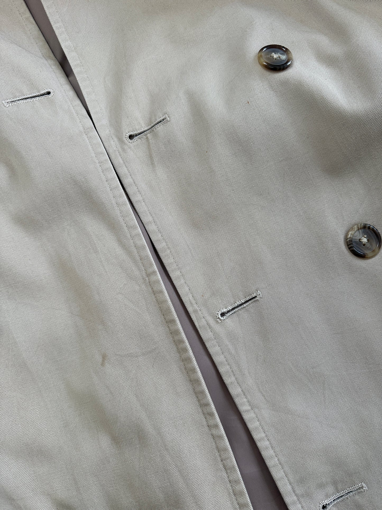 Christian Dior Monsieur Cotton Double Breasted Belted Trench Coat - L/XL