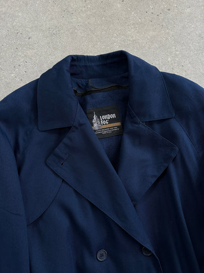 London Fog Wool Belted Trench Coat - XL