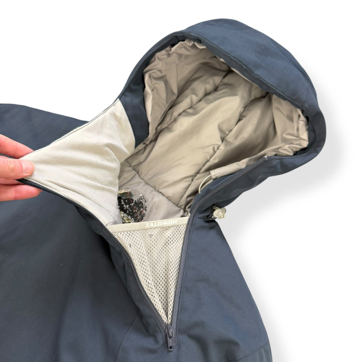 2000's Salomon Asymmetric Zip Jacket (S) | Small, Navy