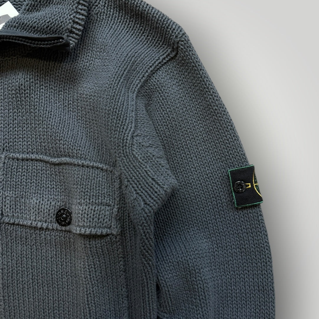 Stone Island SS/1999 Cable Knit Zip Up L | Default Title, Grey