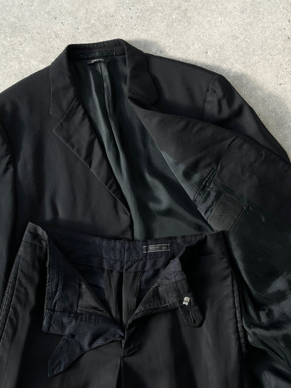 Prada Virgin Wool Mid Rise Single Breasted Suit - 40L/W28