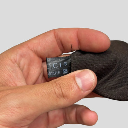 Gucci 00’s Canvas + Leather Crossbody Logo Bag