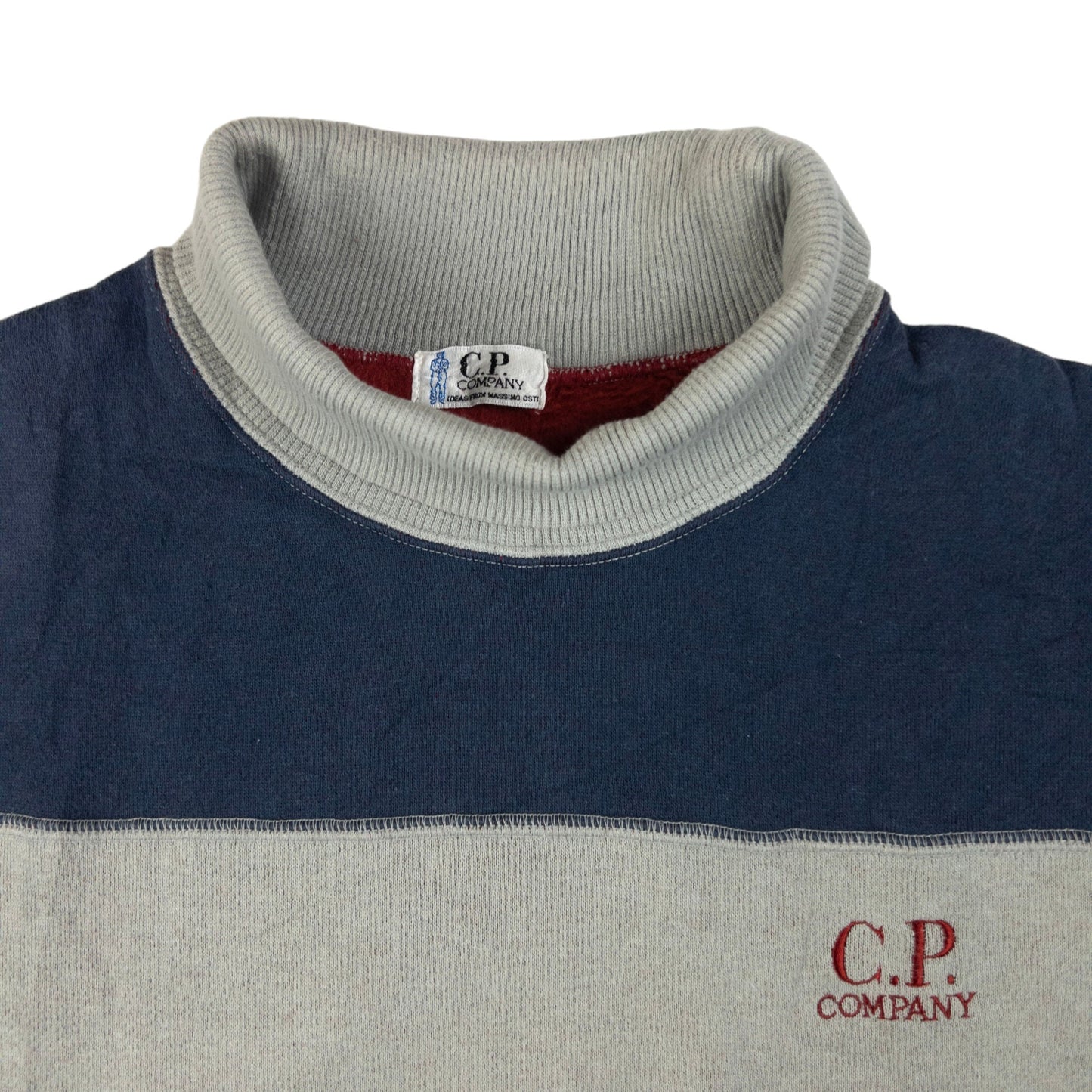 Vintage CP Company Cropped Turtleneck Sweatshirt Women's Size S