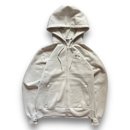 2007 Oakley Cream Full Zip Hoodie (L) | Default Title, Multicoloured